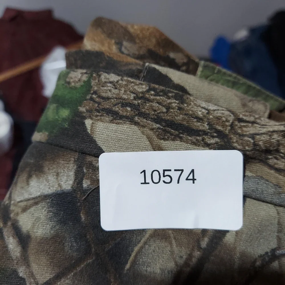 Walls Pants Mens Large Brown Realtree‎ Camo Cargo Hunting Adjustable Waist